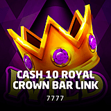 Cash 10 Royal Crown Bar Link